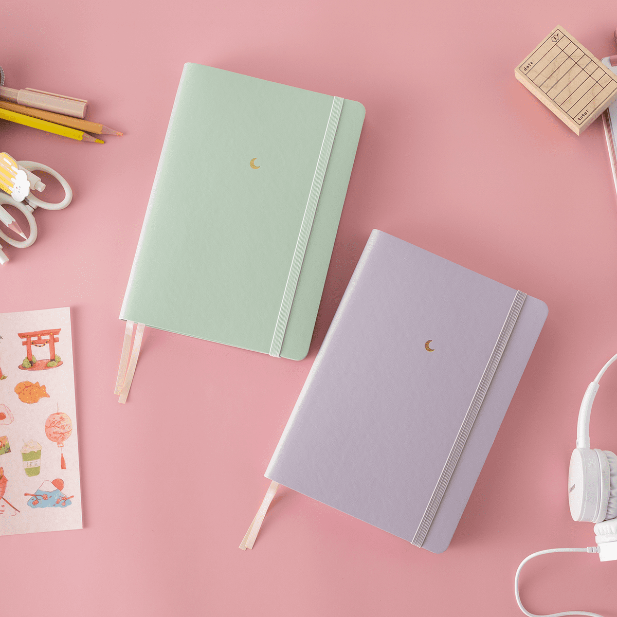 Tsuki 'Pastel Edition' Bullet Journal ☾