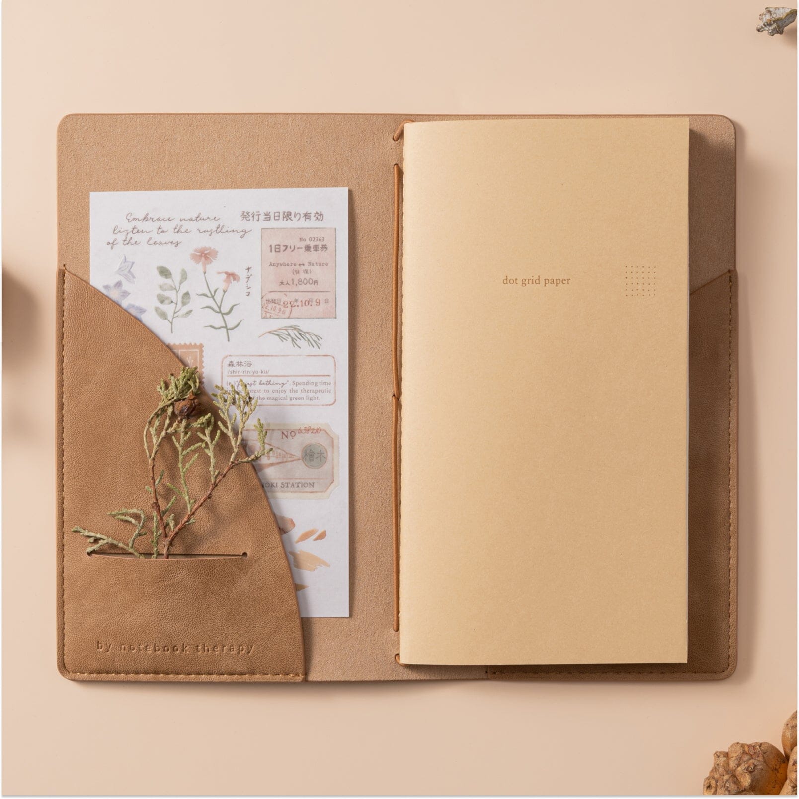 Hinoki - No.01 Travel Notebook