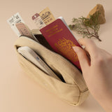 Hinoki - Cream Canvas Travel Pouch