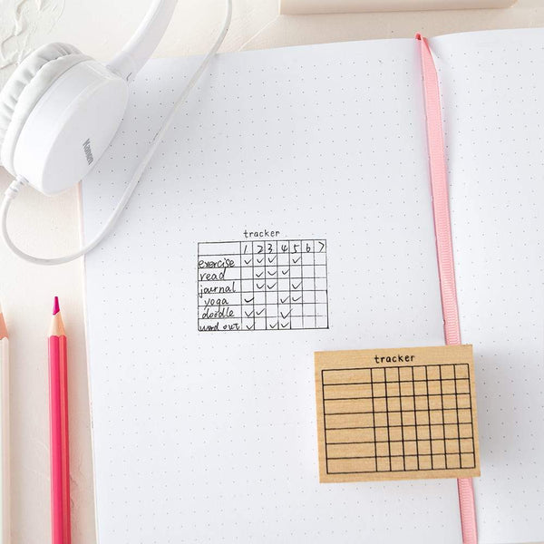 Tsuki Bullet Journal Tracking and Planning Stamp Set – NotebookTherapy
