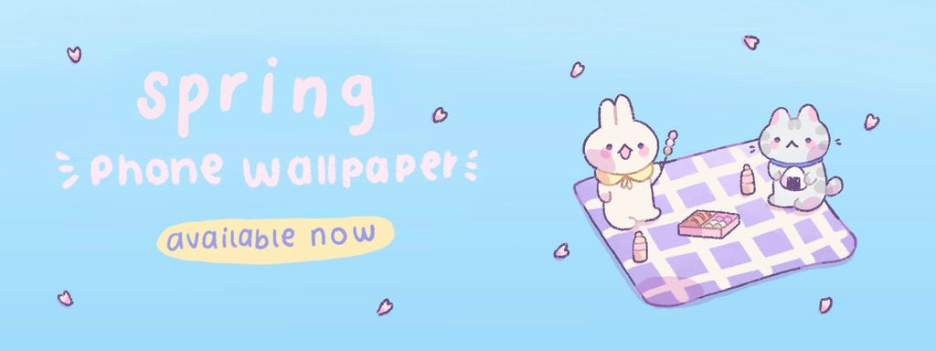Free Adorable Spring Themed Wallpaper 🌸