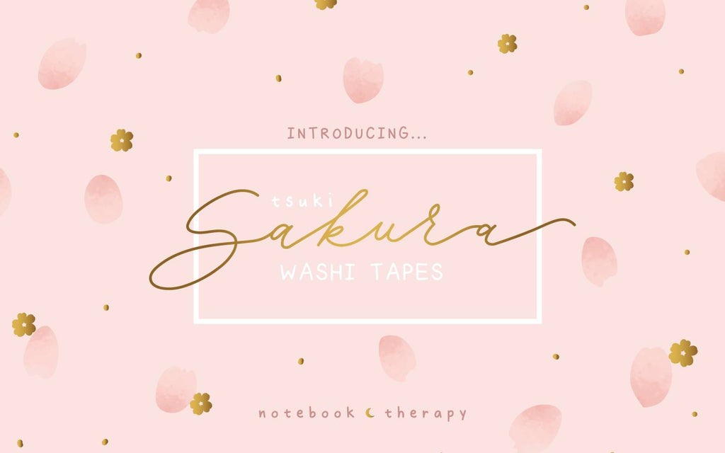 Introducing Our Tsuki Sakura Collection Washi Tape Set