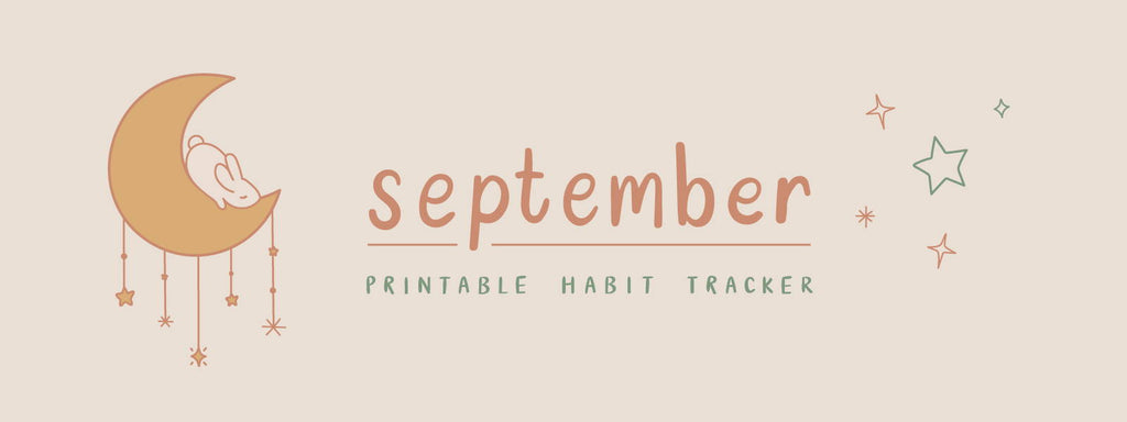 September Habit Tracker Printable