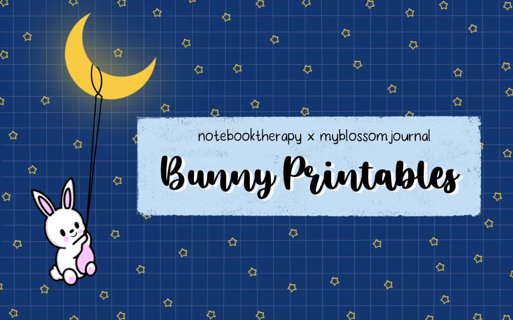 Moon Bunny Habit Tracker + To-do List Printable  🐰