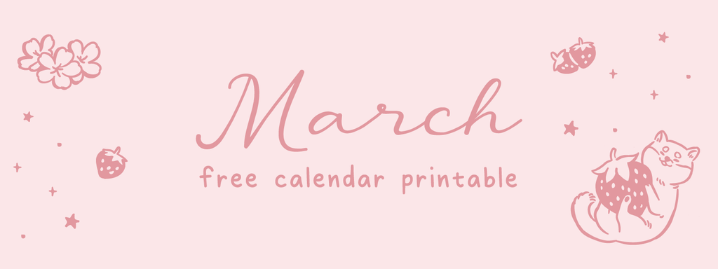 Monthly Calendar Printable 📆