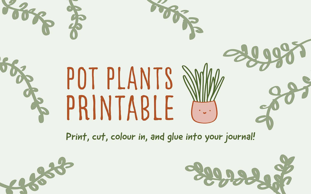 Free Pot Plants Printable 🌿