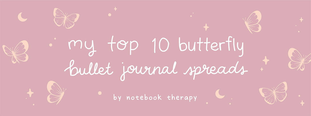 Top 10 Butterfly-themed Bullet Journal Spreads