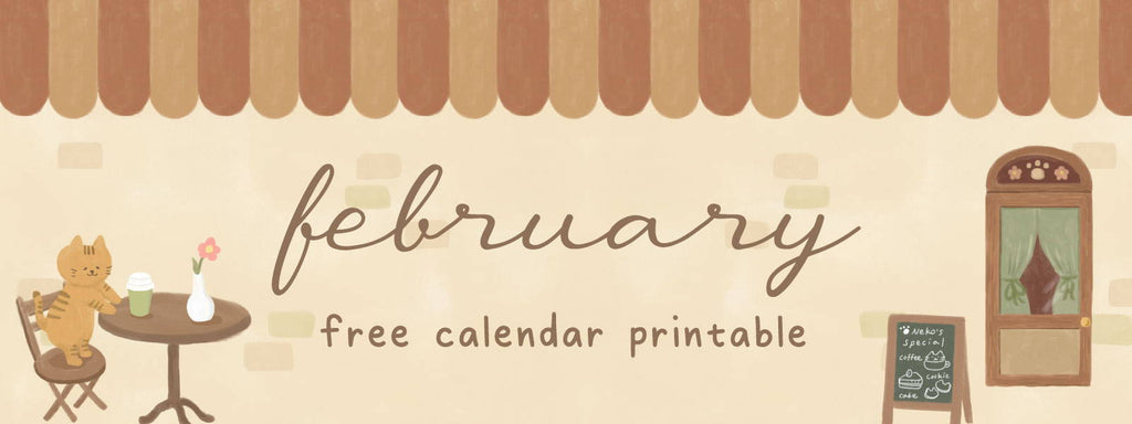 Monthly Calendar Printable 📆