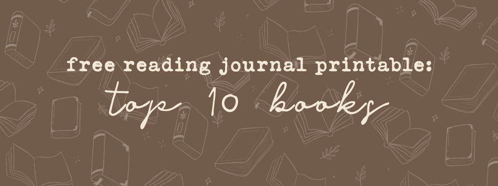 Free Top 10 Books Reading Journal Printable! 📚✨