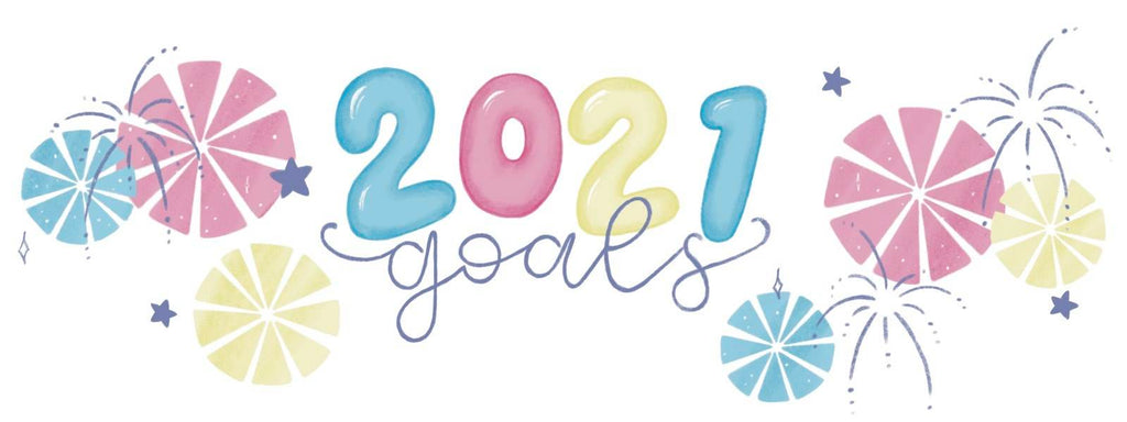 Free 2021 Goals Page Bullet Journal Printable  📝