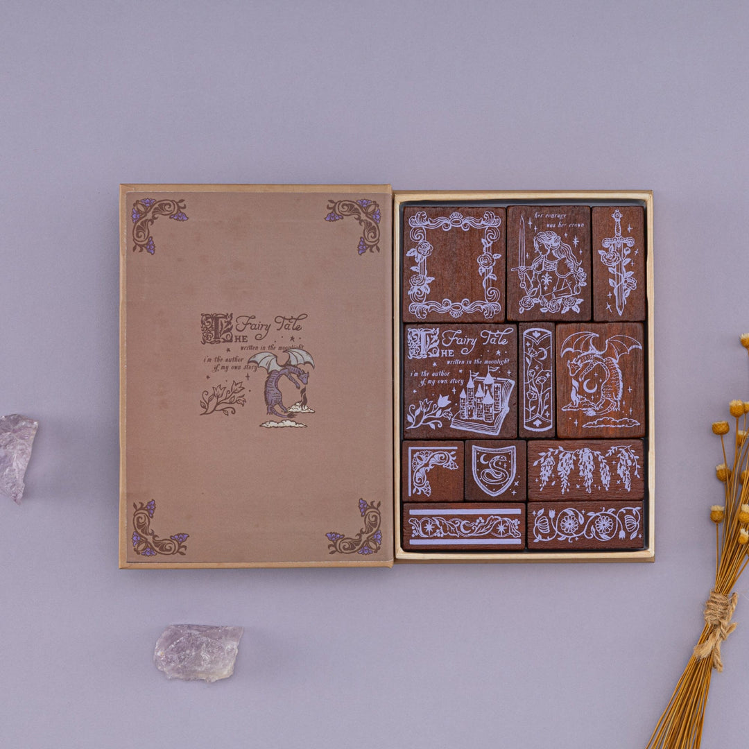Tsuki ‘Dragon Tales’ Bullet Journal Stamp Set ☾