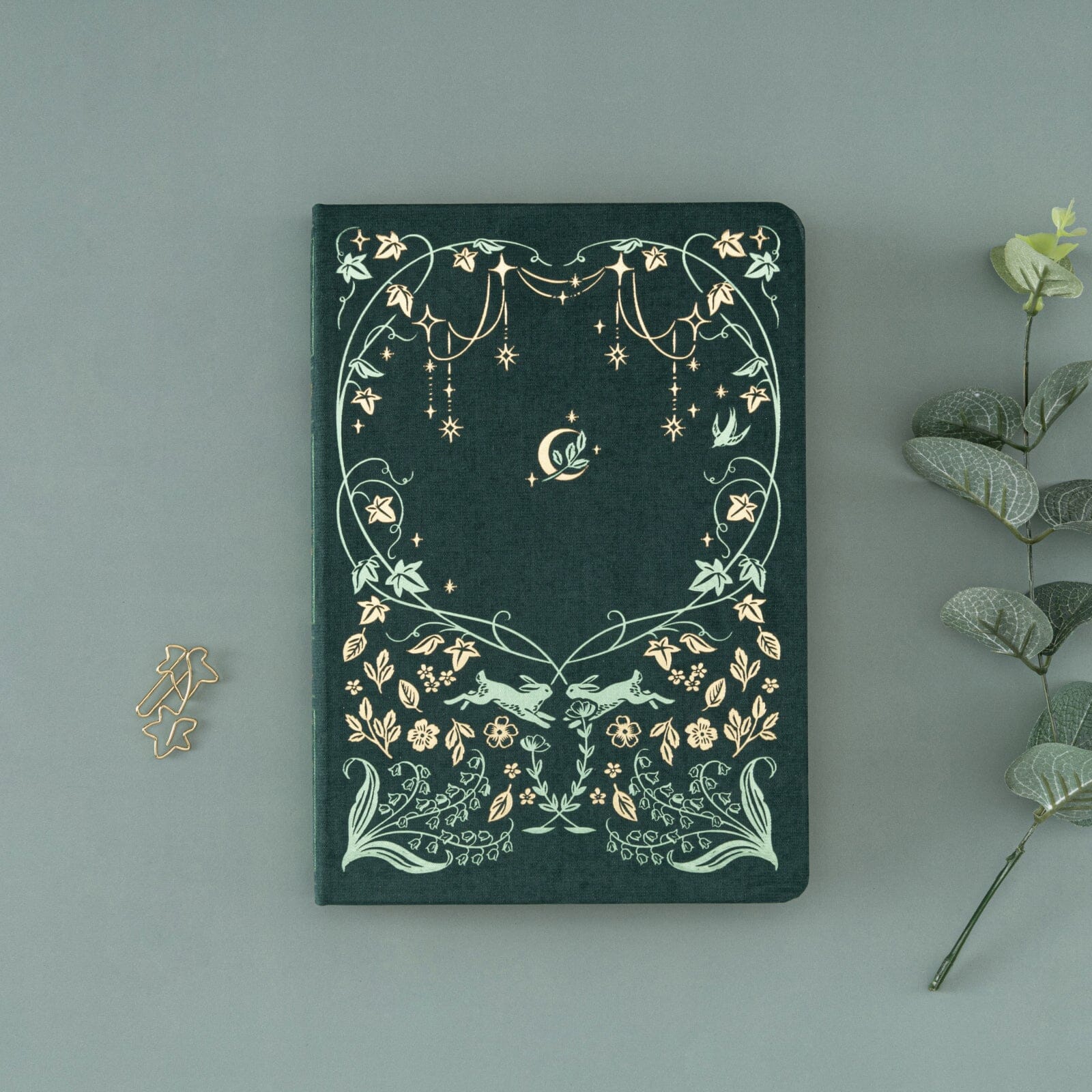 Tsuki ‘Luminous Garden’ Limited Edition Kraft Paper Bullet Journal in A5 ☾