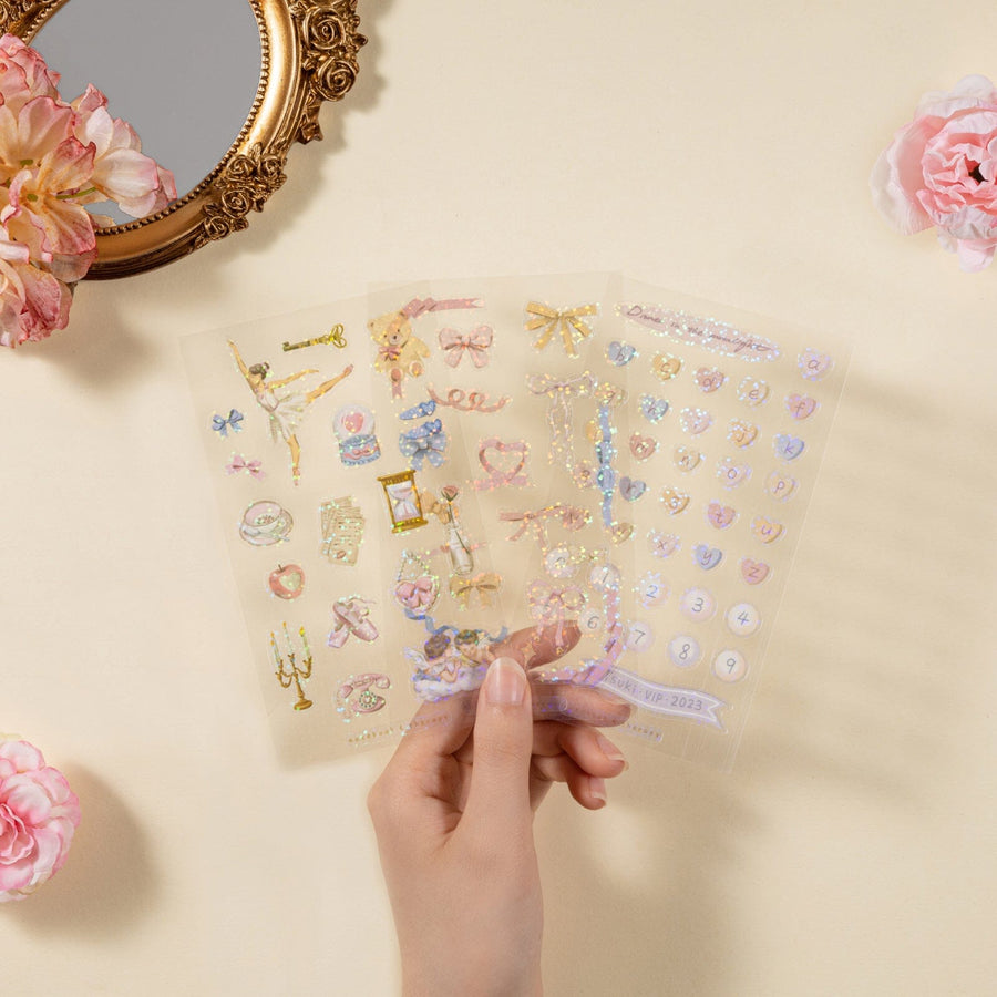 Combo Set Sticker by Number NoteBook Street  & 2 Fabulous Stickers - Noodle & Music
