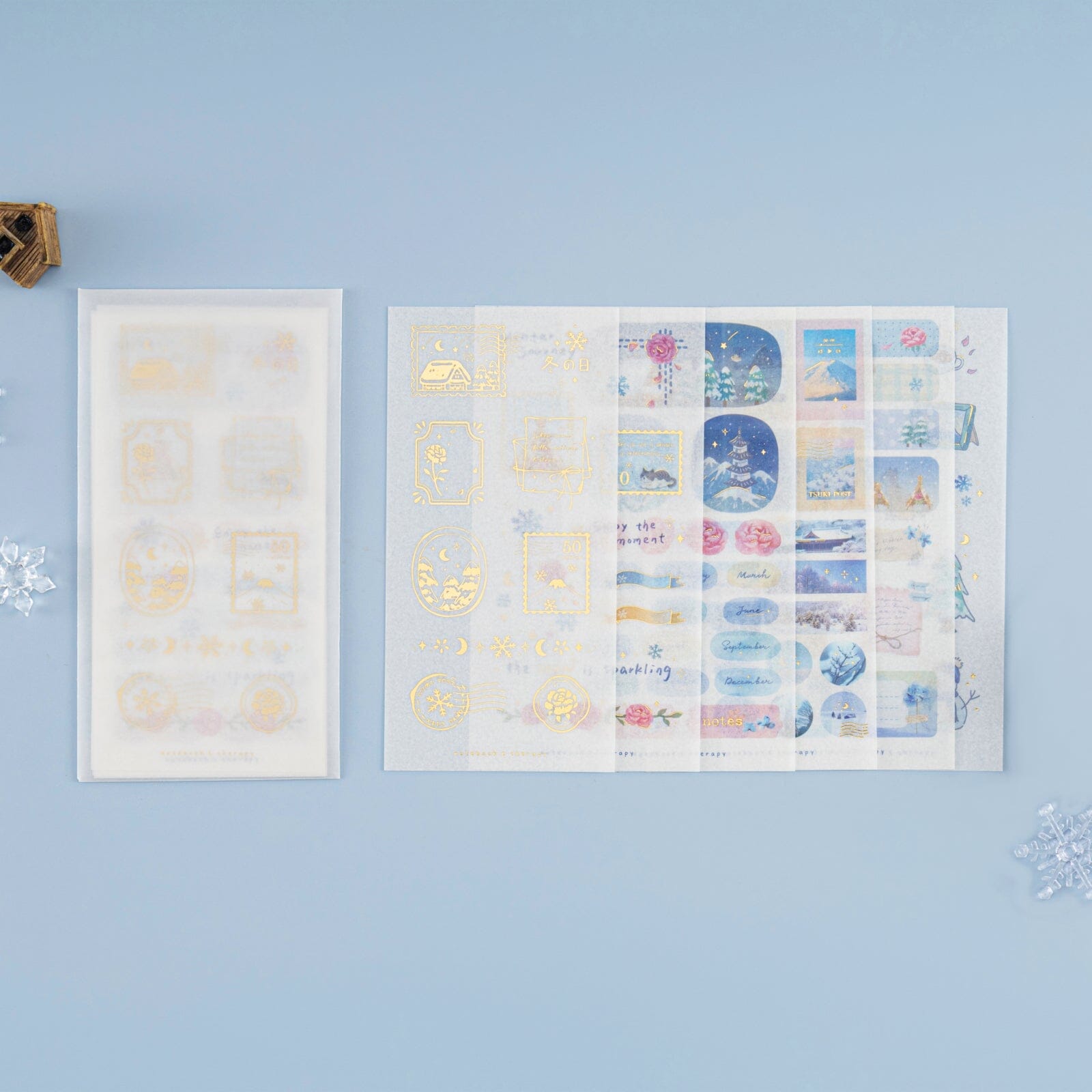 Tsuki ‘Winter Journey’ Sticker Set ☾