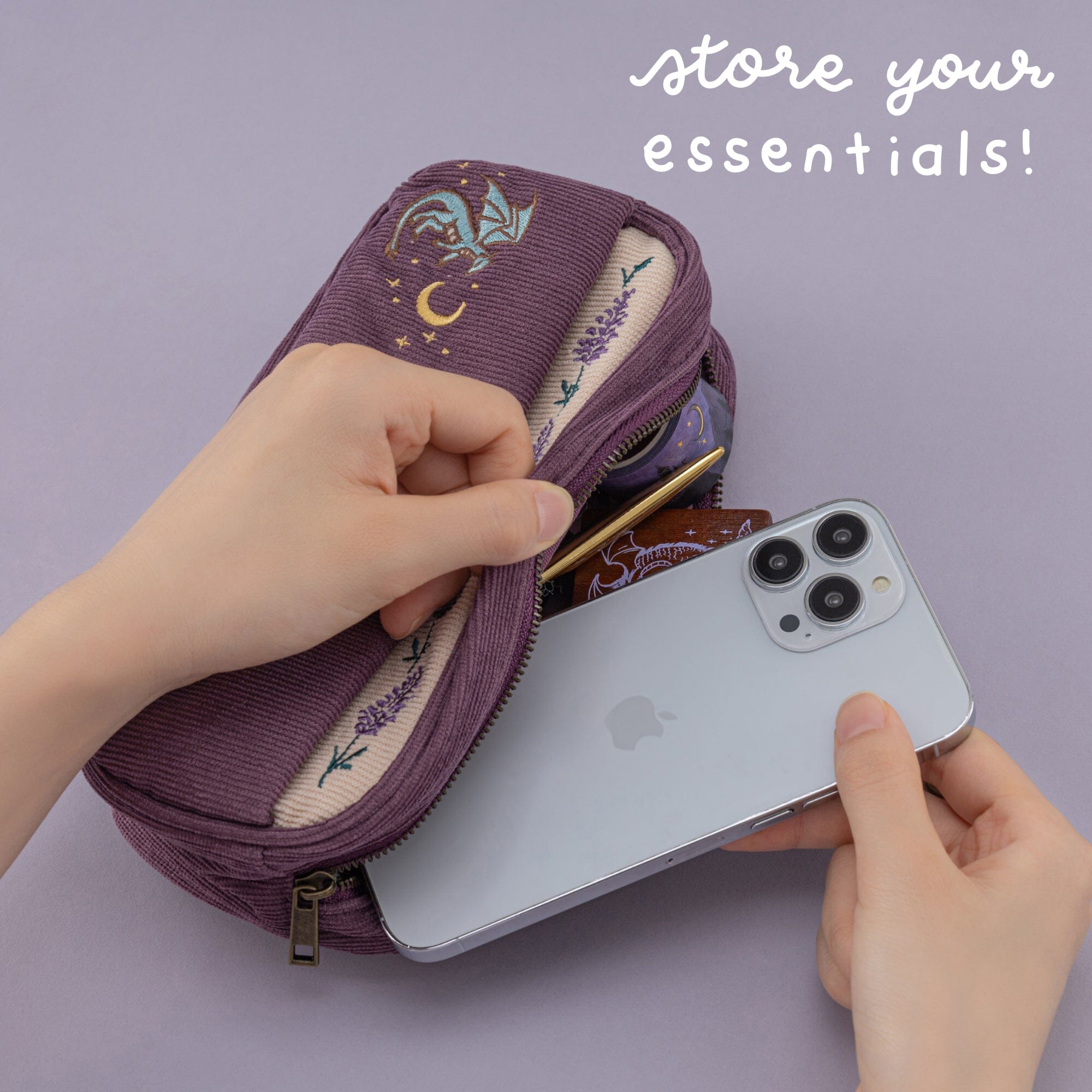 Tsuki ‘Dragon Tales’ Pen Pouch ☾