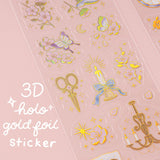 Tsuki ‘Sakura Vintage’ 3D Sticker Set ☾
