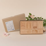 Hinoki - ‘Into the Sky’ Engraved Wooden Stamp Set