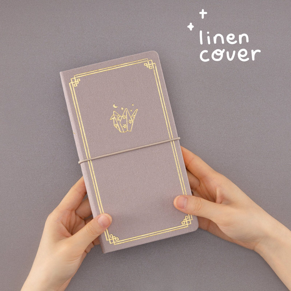 Calm Notebook Tsuki ‘Calm Origami’ Travel Notebook ☾ – NotebookTherapy