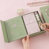 Tsuki ‘Matcha Bloom’ Travel Notebook Gift Set ☾