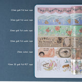 Tsuki ‘Mermaid Mystery’ Washi Tape Set ☾