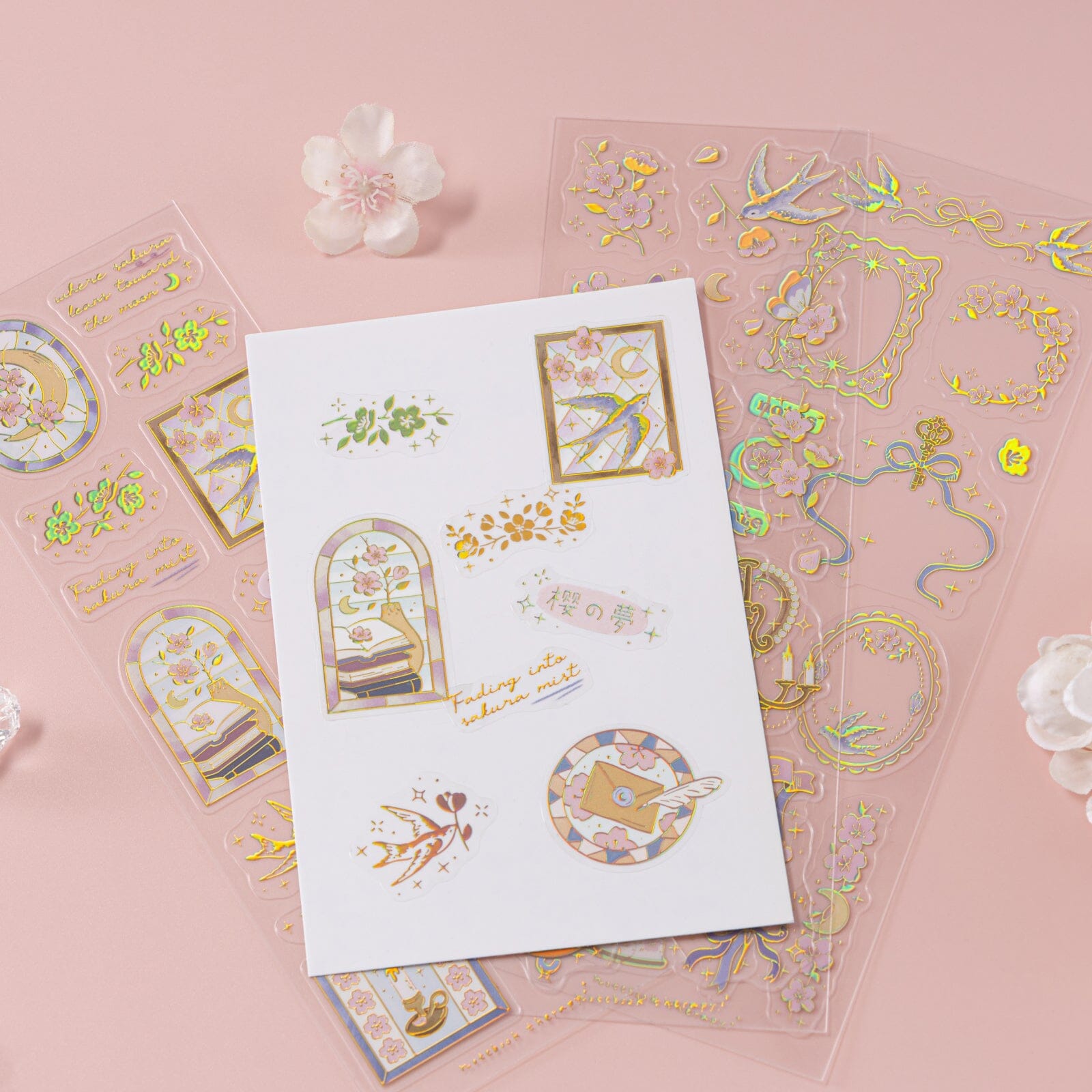 Tsuki ‘Sakura Vintage’ 3D Sticker Set ☾