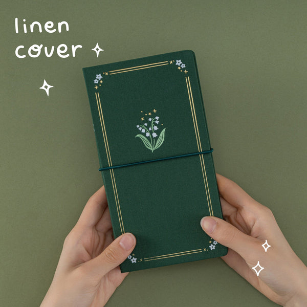 Tsuki ‘Soft Lily’ Limited Edition Luxury Travel Notebook ...