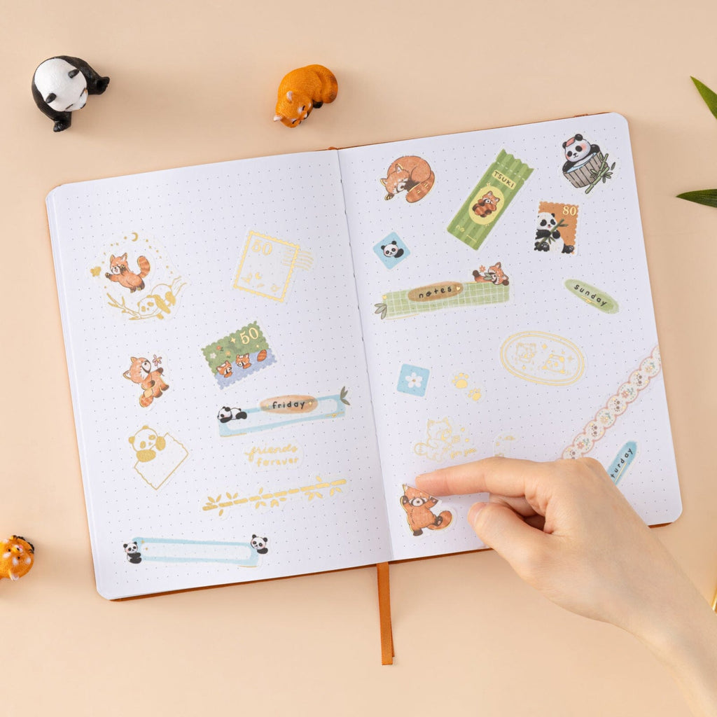 Tsuki ‘Panda Friends’ Sticker Set ☾ – NotebookTherapy