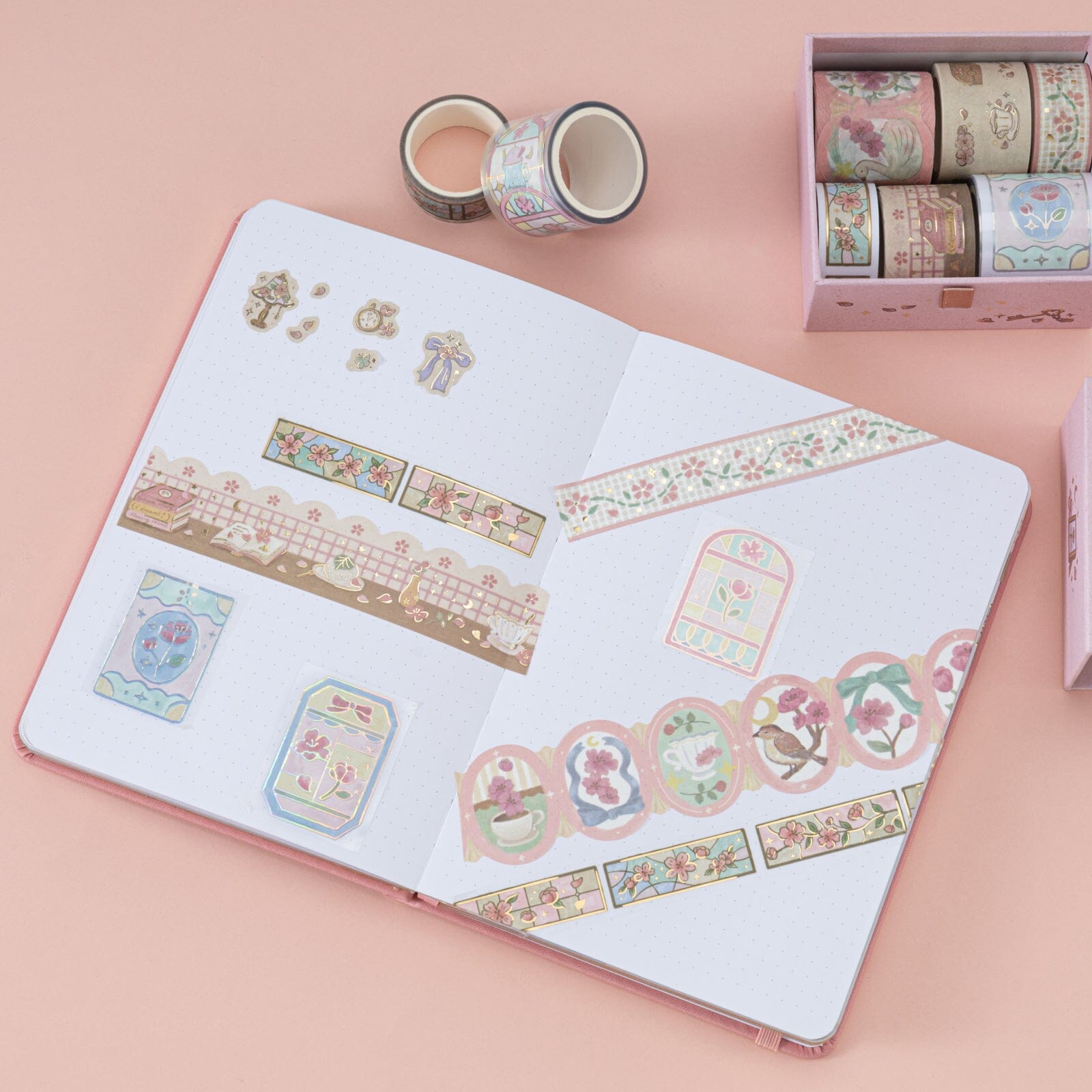 Tsuki ‘Sakura Story’ Washi Tape Set ☾