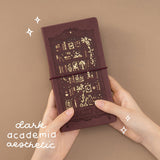 Tsuki ‘Dark Academia’ Travel Notebook ☾