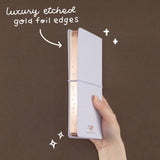 Tsuki ‘Neko Pansy’ Limited Edition Luxury Travel Notebook ☾