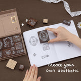 Tsuki ‘Vintage Neko’ Bullet Journal Stamp Set ☾