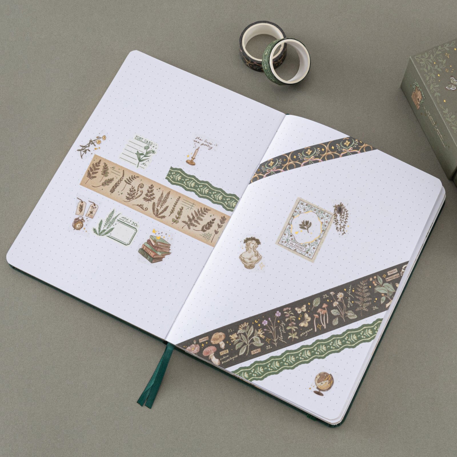 Tsuki ‘Whimsical Botanics’ Washi Tape Set ☾