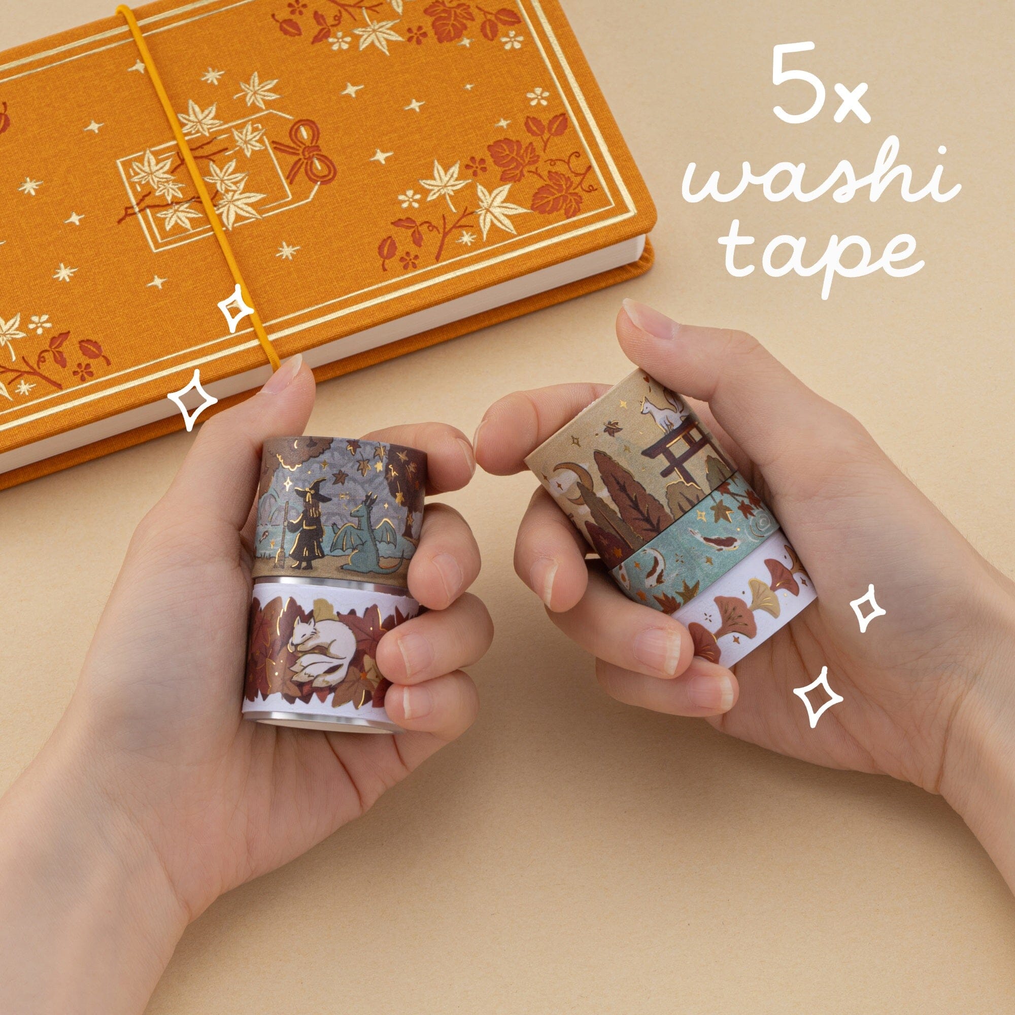 Tsuki ‘Mythical Autumn in Japan’ Travel Notebook Gift Set ☾