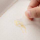 Hinoki - ‘Daily Essentials’ Gold Foil Print-On Sticker Set