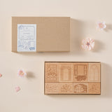 Hinoki - ‘Into the Sky’ Engraved Wooden Stamp Set