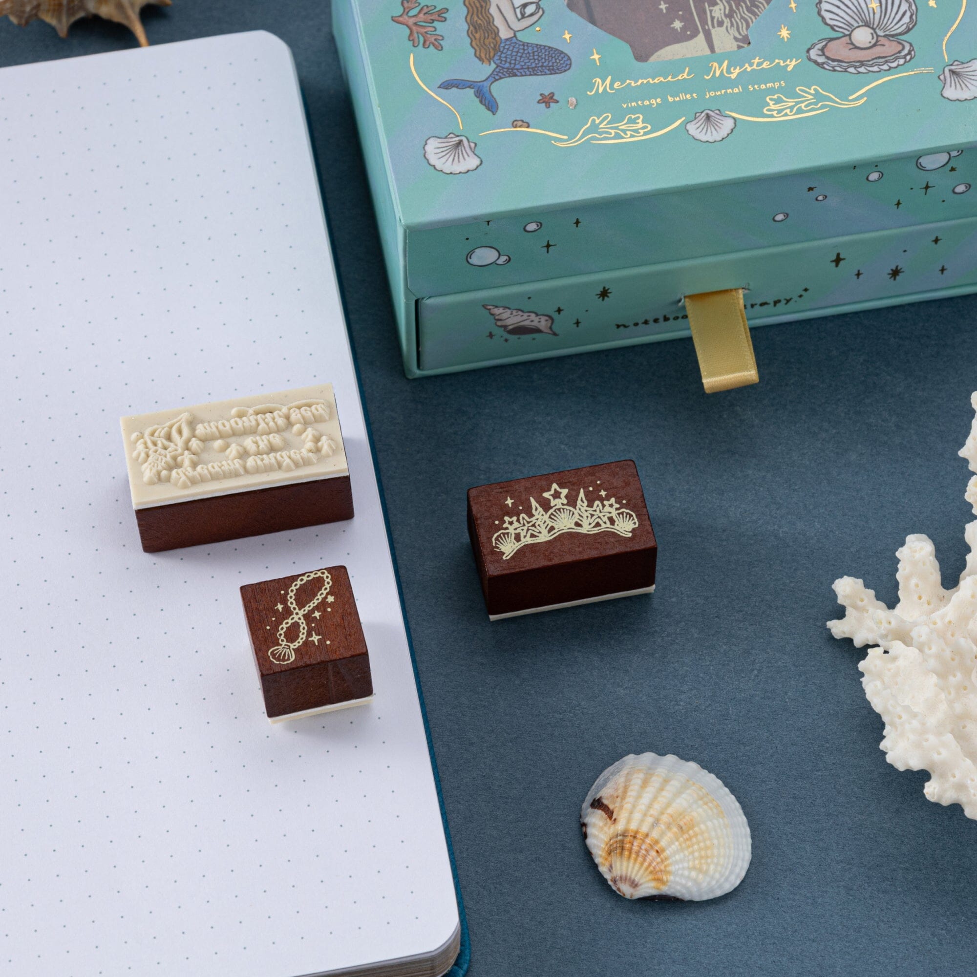 Tsuki ‘Mermaid Mystery’ Bullet Journal Stamp Set ☾