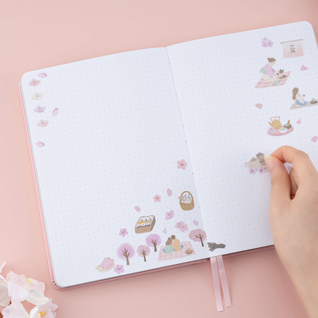 Tsuki ‘Sakura Days’ Sticker Set ☾ – NotebookTherapy