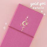 Tsuki ‘Moonlit Blossom’ Luxury Travel Notebook ☾