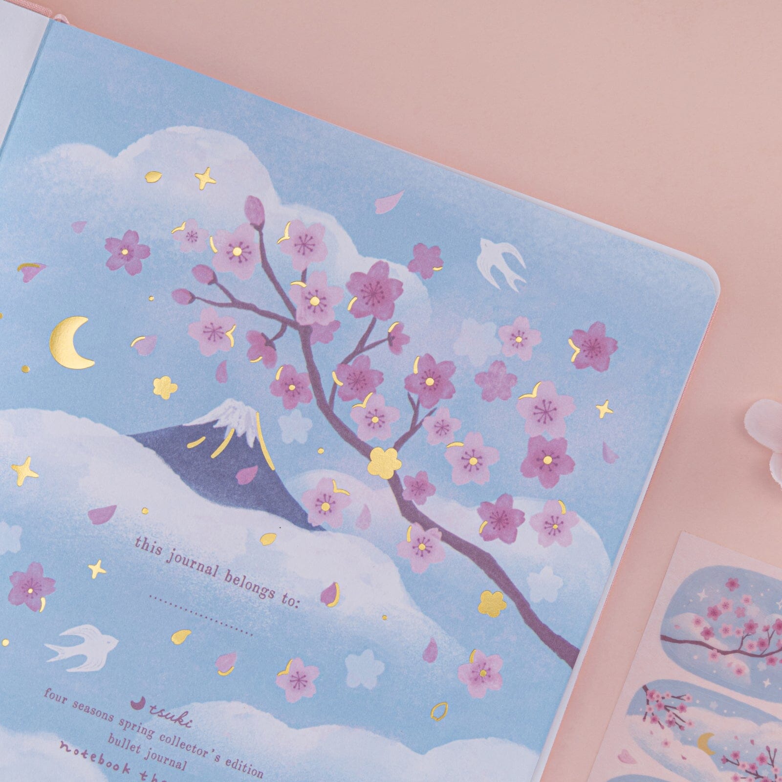 Tsuki Four Seasons: Spring Collector’s Edition 2025 Square Bullet Journal ☾