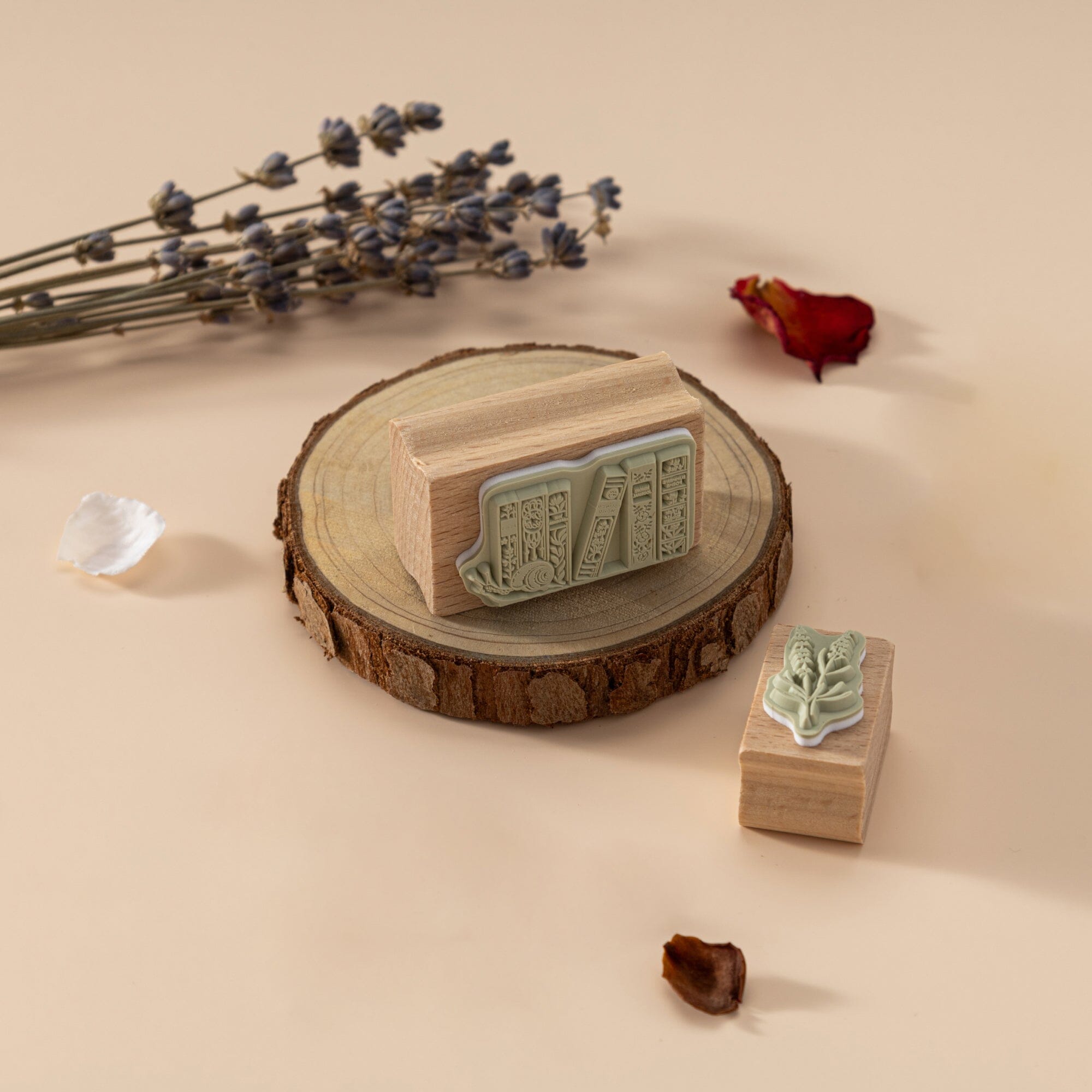 Hinoki - ‘Into the Archive’ Engraved Wooden Stamp Set