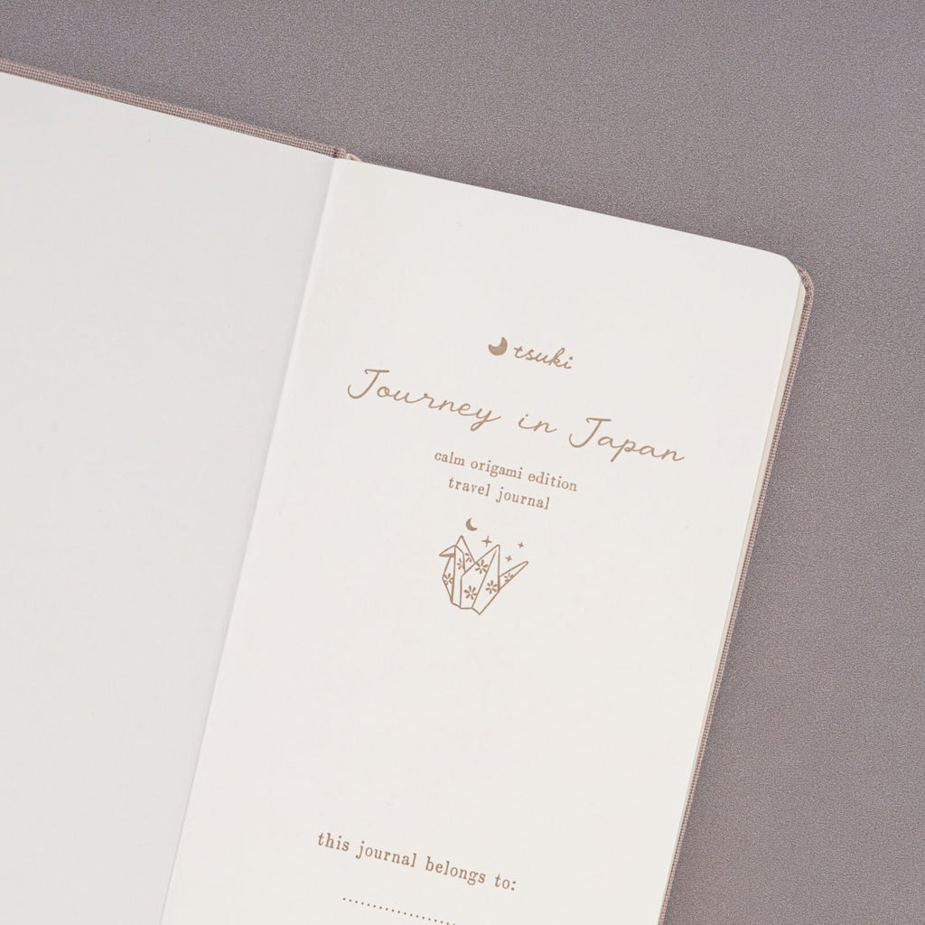 Tsuki ‘Calm Origami’ Travel Notebook ☾ – NotebookTherapy