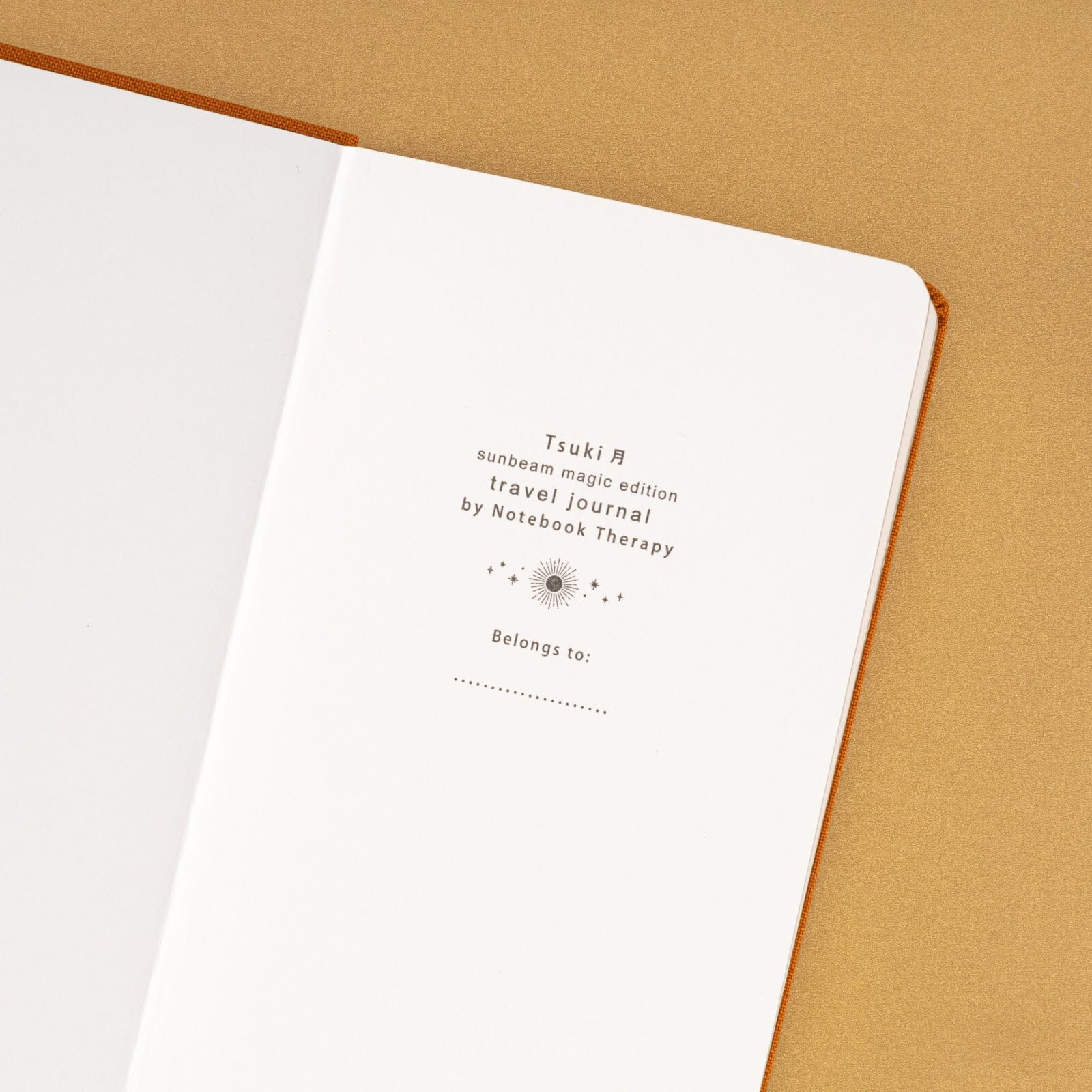 Tsuki ‘Sunbeam Magic’ Luxury Travel Notebook ☾