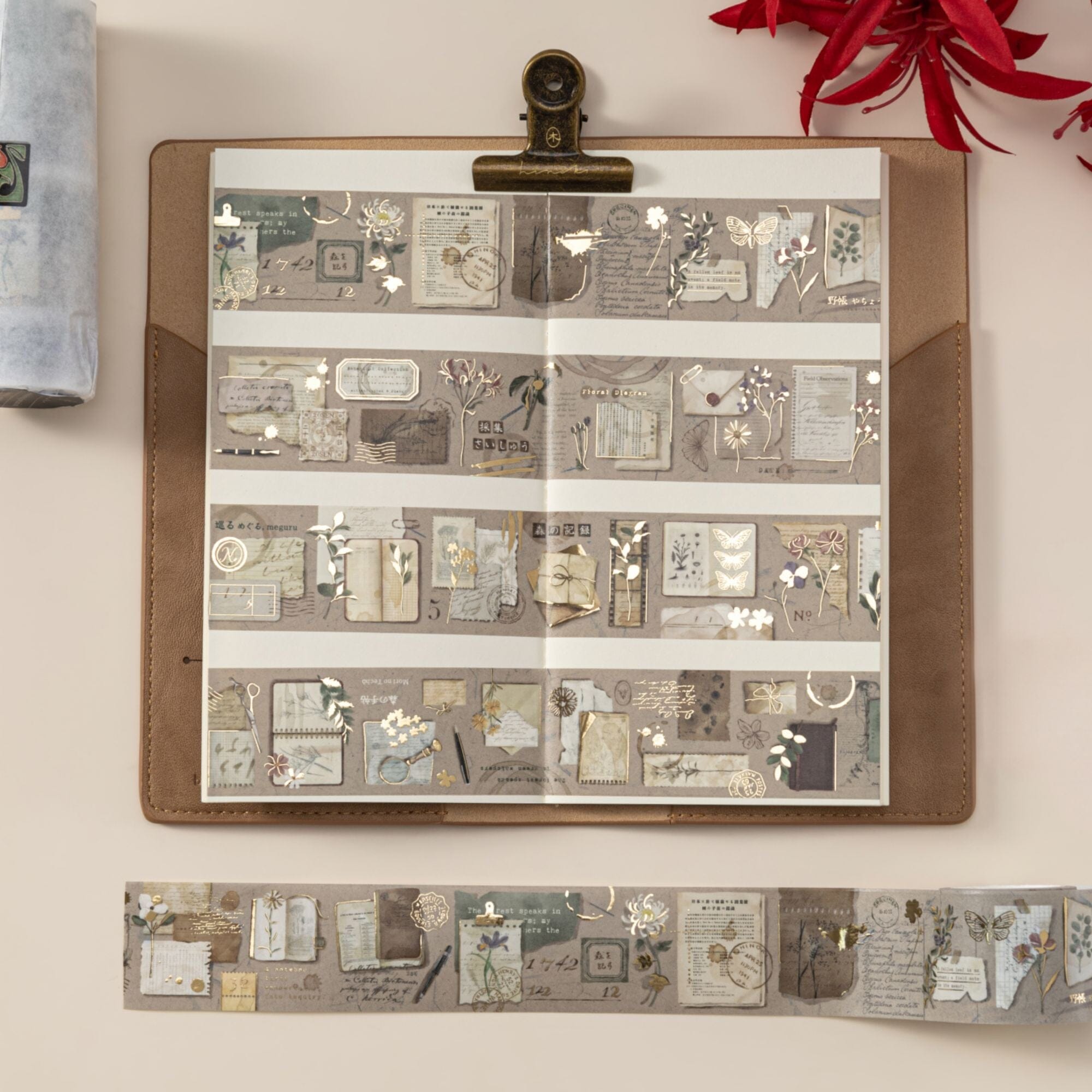 Hinoki - ‘The Wandering Botanist’ PET + Washi Decorative Tape