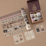 Tsuki ‘Vintage Academia’ Washi Tape Set ☾