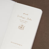Tsuki ‘Neko Pansy’ Limited Edition Luxury Travel Notebook ☾