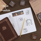 Tsuki ‘Vintage Neko’ Bullet Journal Stamp Set ☾