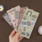 Tsuki ‘Vintage Neko’ Sticker Set ☾