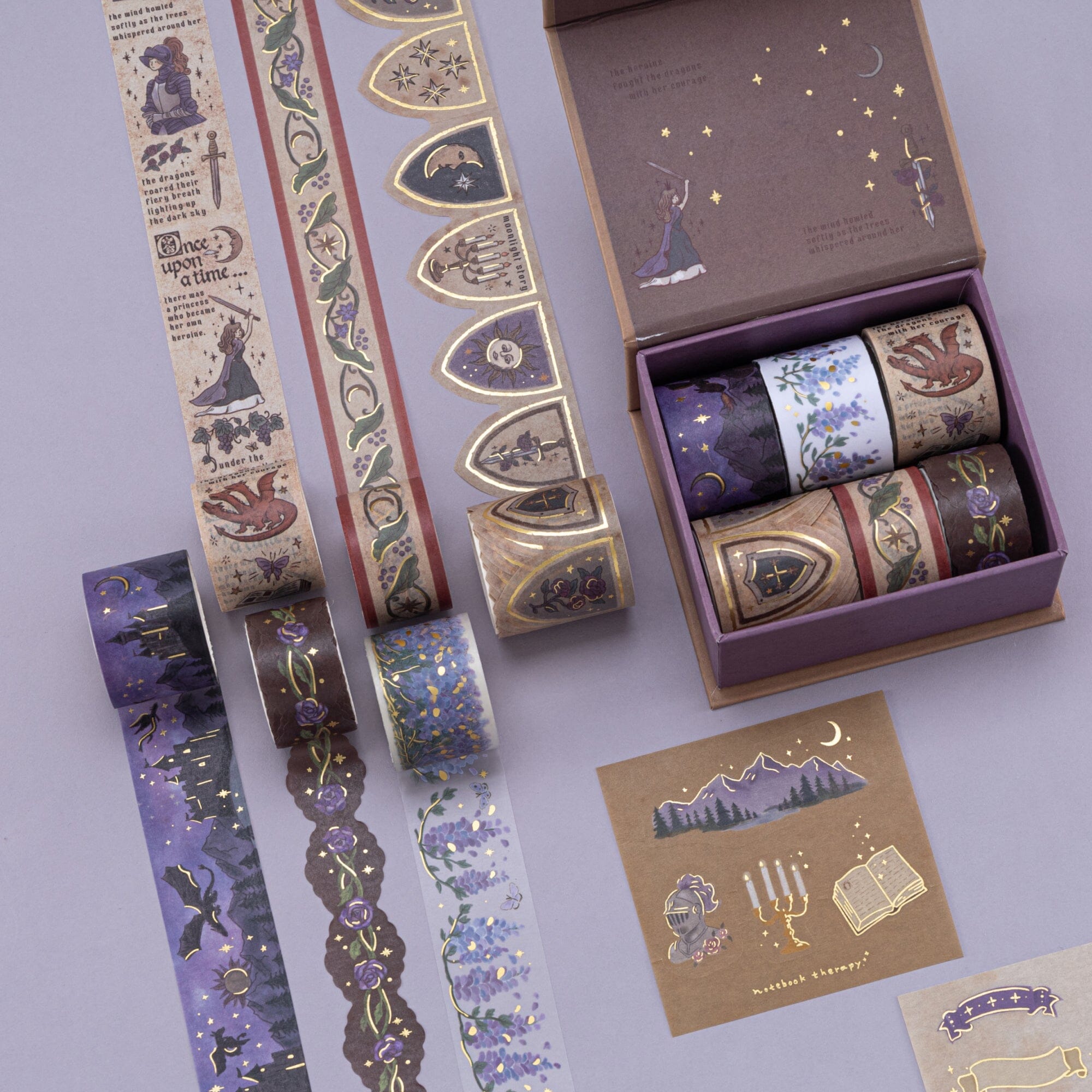Tsuki ‘Dragon Tales’ Washi Tape Set ☾