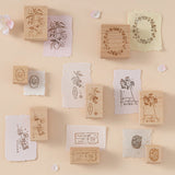 Hinoki - ‘Into the Spring’ Engraved Wooden Stamp Set