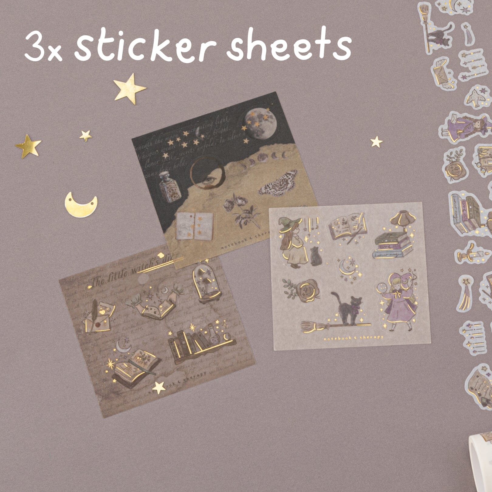 Tsuki ‘Lunar Delivery’ Washi Tape Set ☾